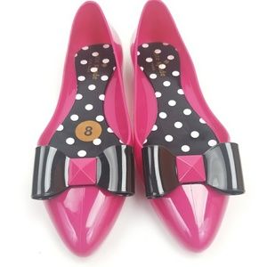 Kate spade new york jelly ballerina sz 8
